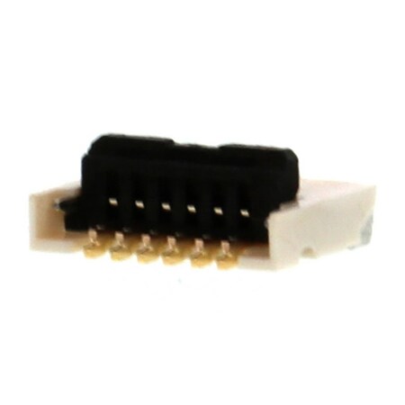Molex Ffc/Fpc Connector, 6 Contact(S), 1 Row(S), Right Angle, 0.020 Inch Pitch, Surface Mount Terminal, 5034800600